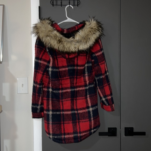 AEO plaid coat XS - Like New! - Picture 8 of 8